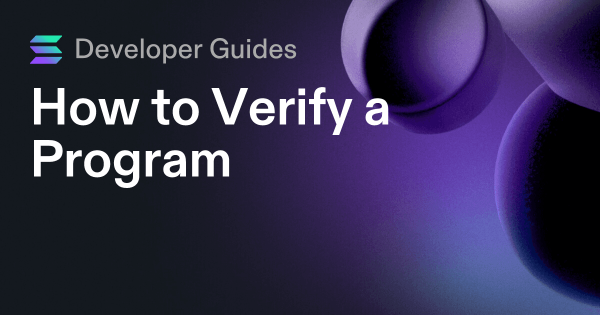 How to Verify a Program