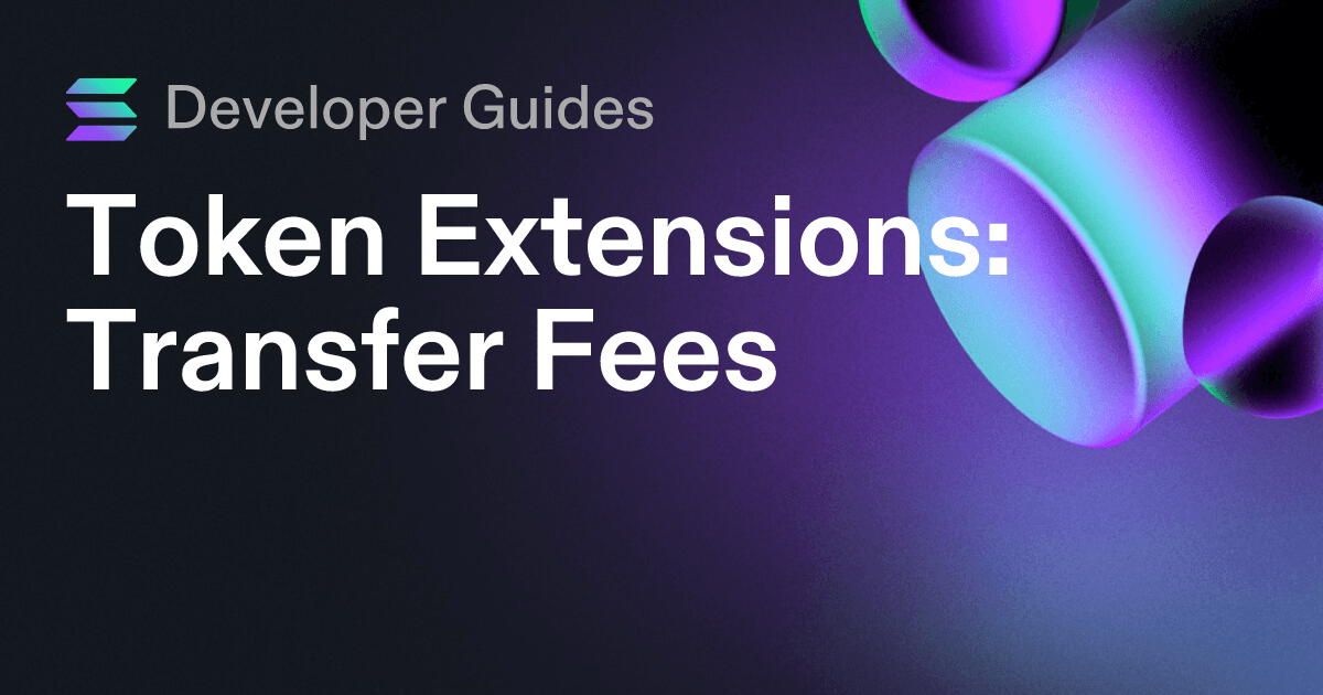 How to use the Transfer Fee extension